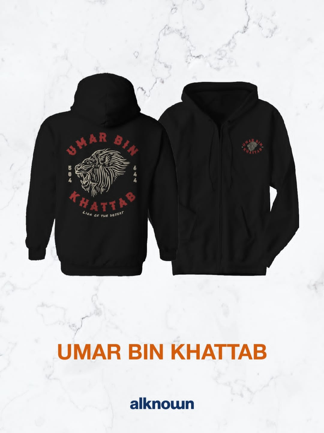 HOODIE UMAR AL KHATTAB LION HEAD