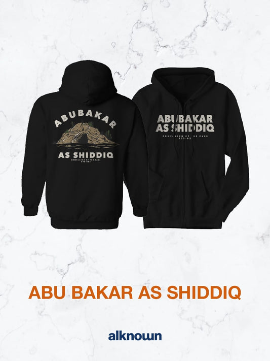 HOODIE ABU BAKAR AS SIDDIQ BLACK